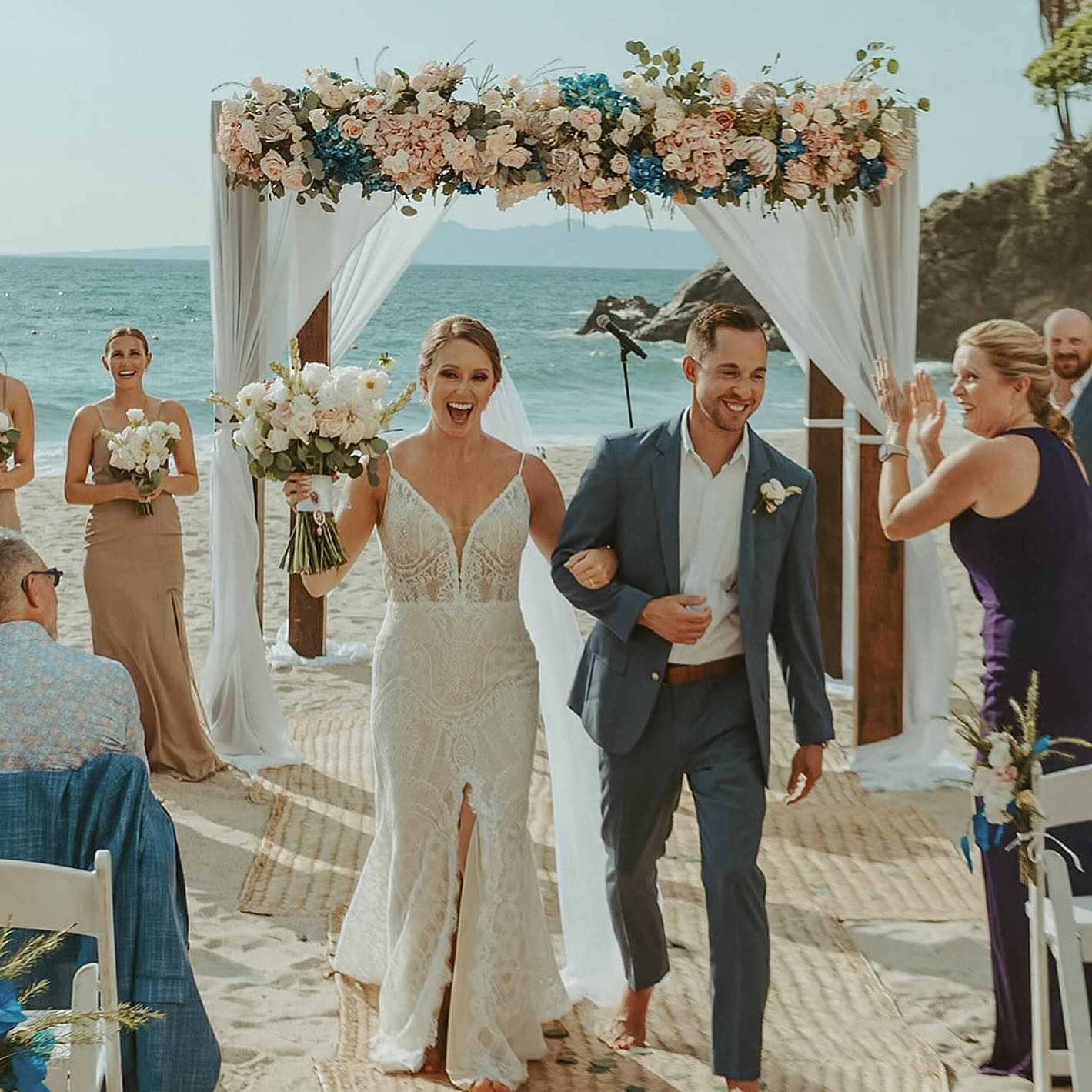 couple who had to decide between a cabo vs cancun wedding