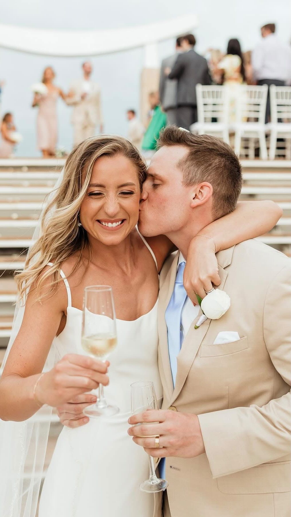 a couple who learned a destination wedding cancun cost