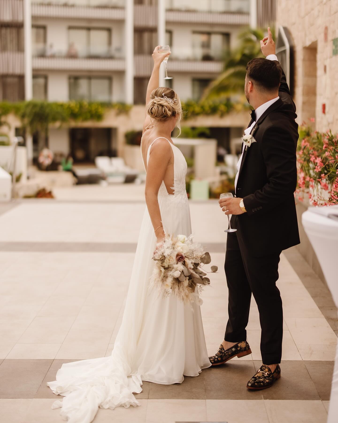 a couple who asked themselves, how much does a destination wedding cost in cancun